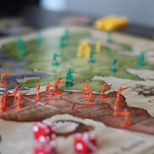 Family board game — plain photo a host uploads