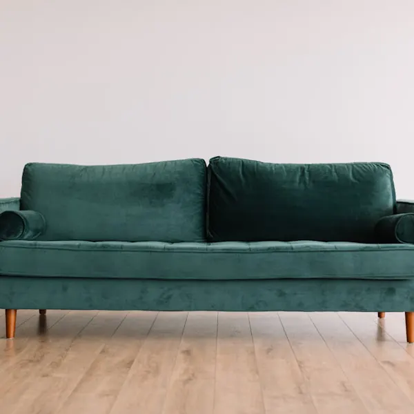 Reading couch — plain photo a host uploads